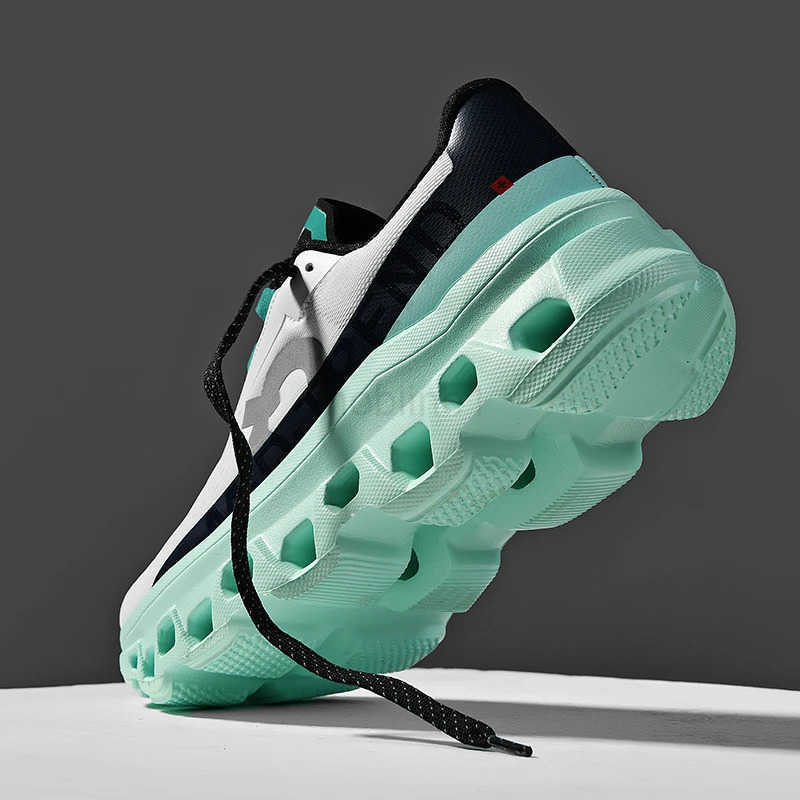 Fashionable casual breathable mesh mens shoes fashionable cushioning running shoes 2024 summer new sports trend shoes Z250513