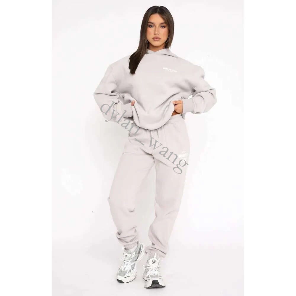 White Foxliness Designer women tracksuits two pieces sets sweatsuit autumn female hoodies hoody pants with sweatshirt ladies loosejumpers woman 8f 21