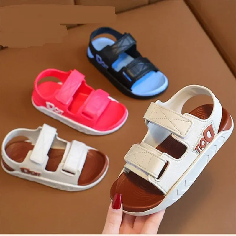 Summer Kids Sandals Baby Boys Shoes Girls Breathable Soft Sole Non-slip Rubber Boys Girls Sandals Toddler Childrens Shoes 250408