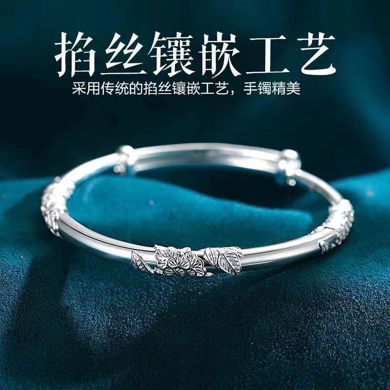 The real wers and stamens, butterflies, wers, brocade bracelets, high-end jewelry for girls, sisters