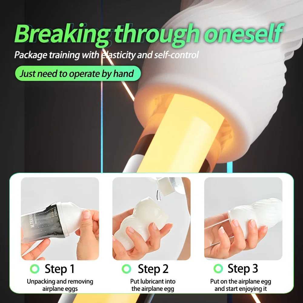 Male Masturbation Cup Soft Cat Sex Toy Transparent Vagina Adult Endurance Exercise Adult Provides Vacuum Pocket Cup for MenXJ250408