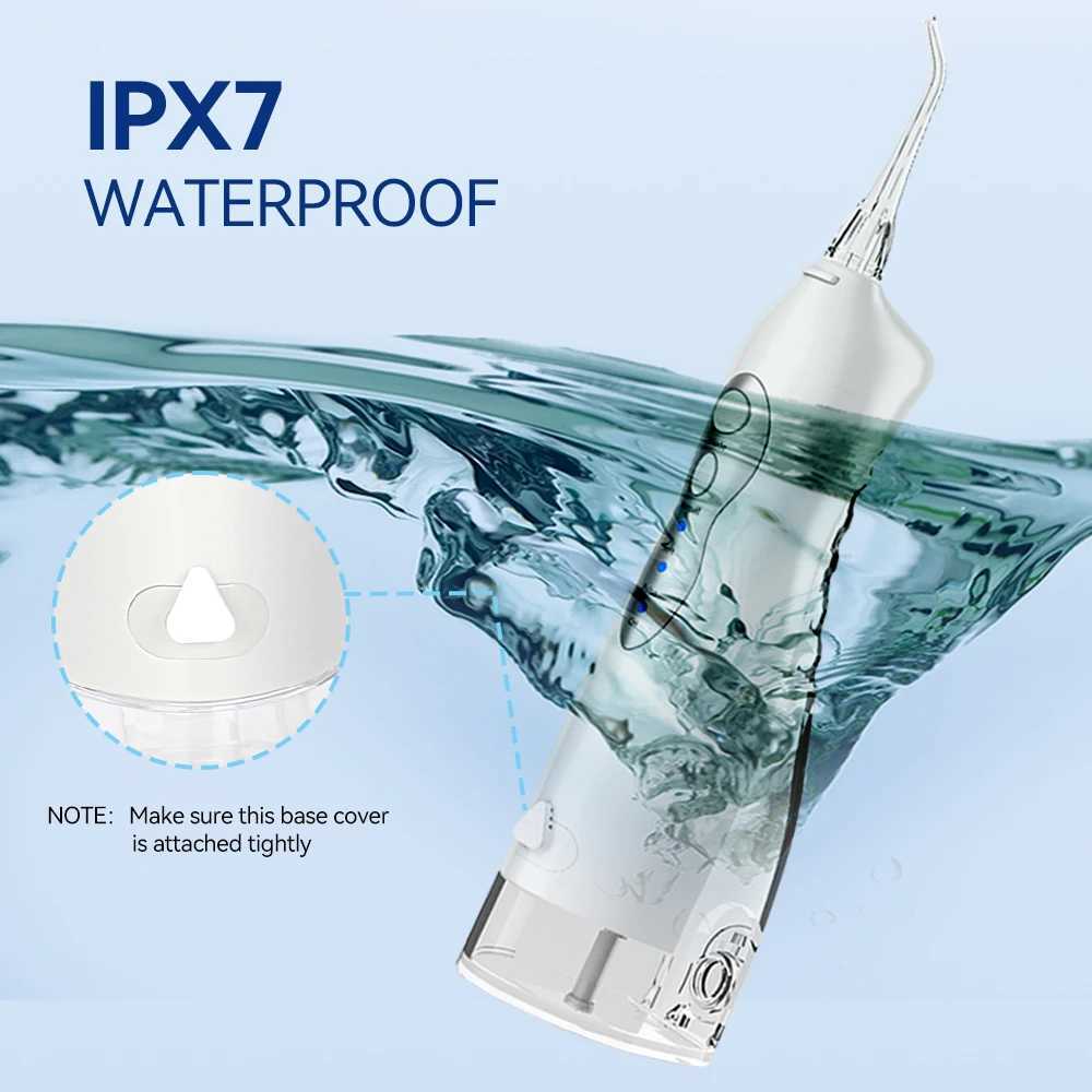 Oral irrigator USB charging sink home travel gift portable dental spray water tank waterproof 5 nozzles M250408
