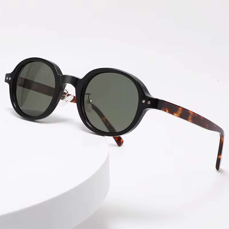 Good Quality Factory Direct Tr90 Uv400 Driving Polarized Round Vintage Sunglasses