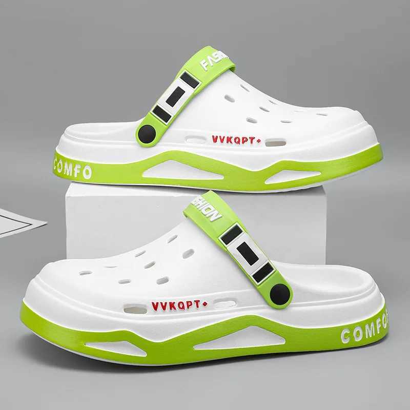 New Arrival Womens breathable sandals summer EVA garden curtain shoes outdoor hole beach slide comfortable home slide T250407