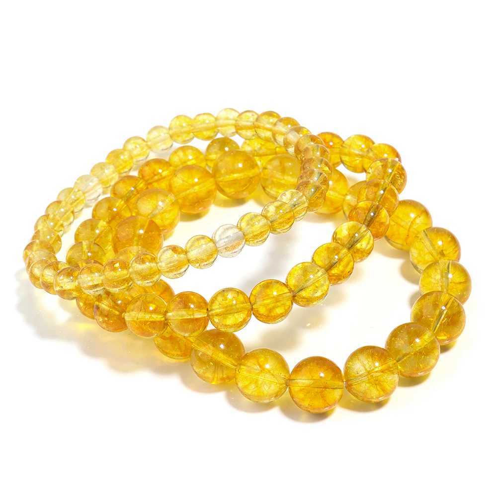 OAIITE Citrine Bracelet for Wen Quartz Crystal Agate Jewelry Birtay Gift Yoga Metion Streh Wealth Bracelet for MenC250408