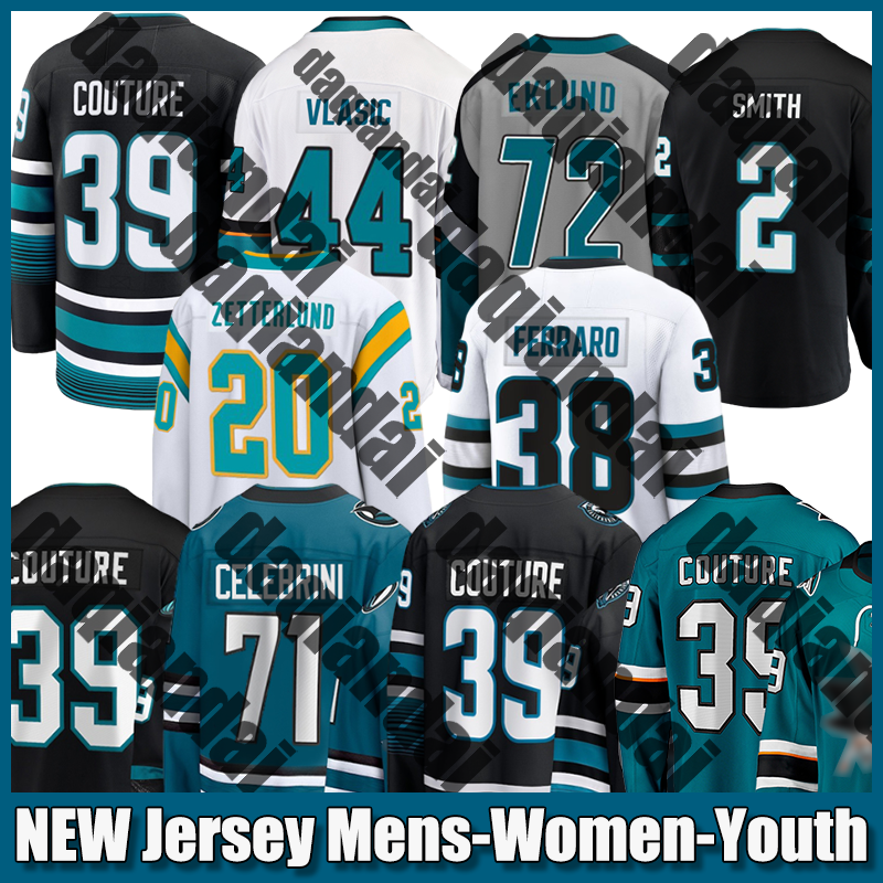 sharkss hockey jersey Walman Kunin Wennberg Burns A jerseys Sturm Vlasic Ferraro A Zetterlund jerseys 2025