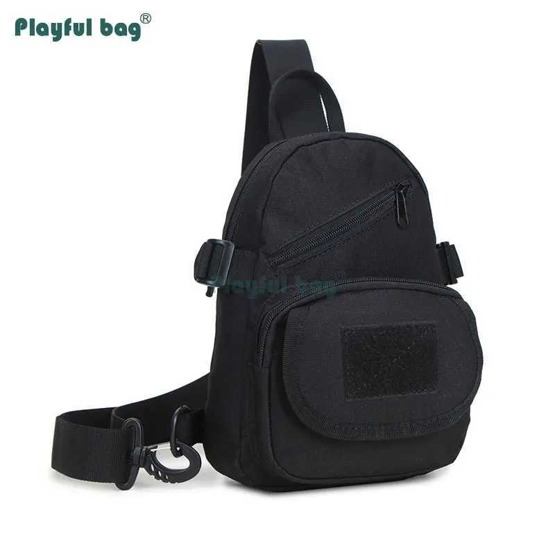 Outdoor Cycling Sports Camouflage Chest bag 600D Waterproof Mens Tactic Crossbody Bag AVA05C250407