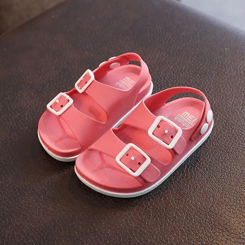 Kids Sandals Boys Girls Beach Shoes Soft Lightweight Closed-Toe Outdoor Childrens Toddler Sandasl for Baby Shoes Summer 250407