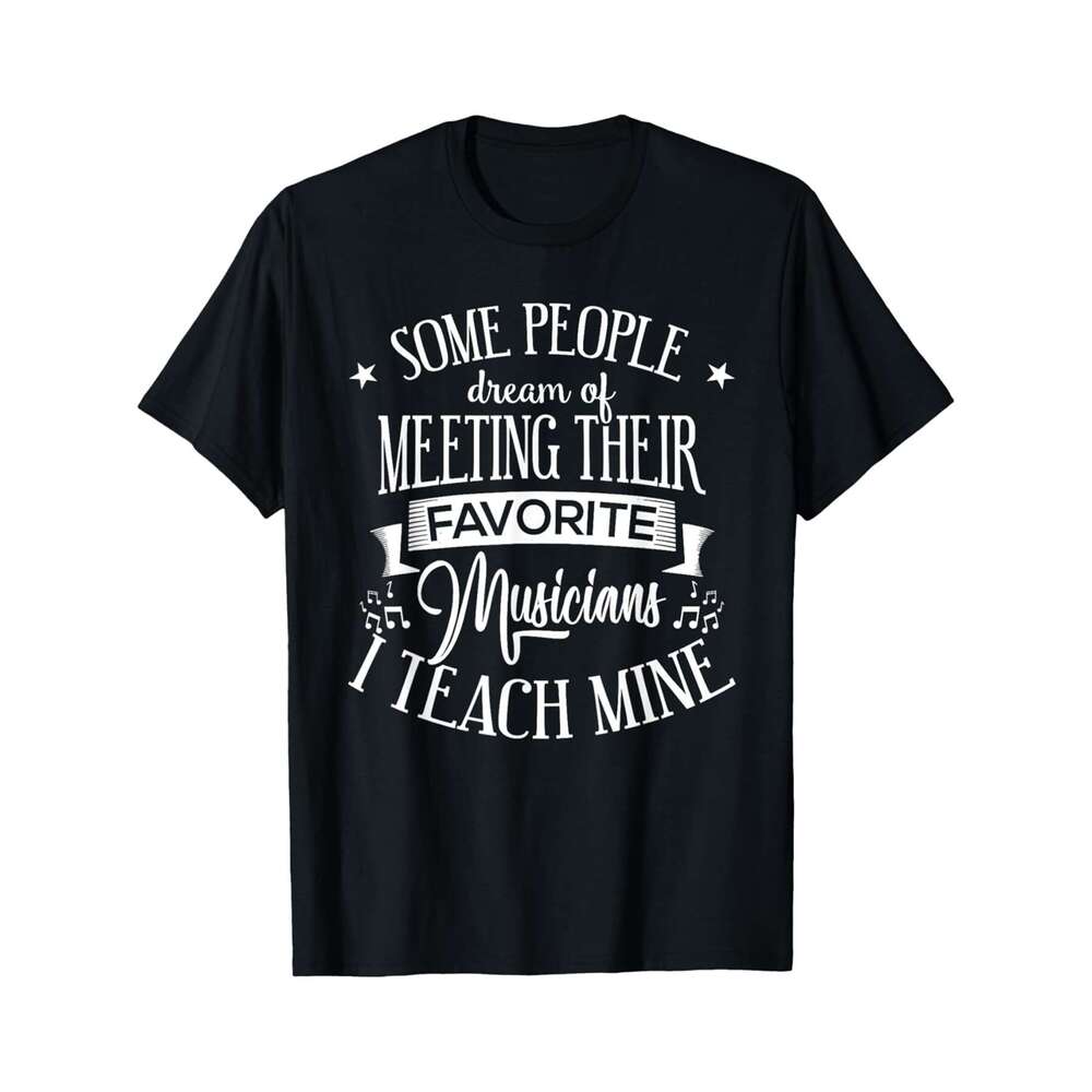 Designer T shirt Music Teacher Shirt Sunflower Music Notes Musician Singer - 220g Tshits