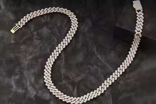 Luxury Diamond Body Chain 10mm Moissanite Hip Hop Necklace Fashion Jewelry for Wedding Engagement Anniversary Party Gift
