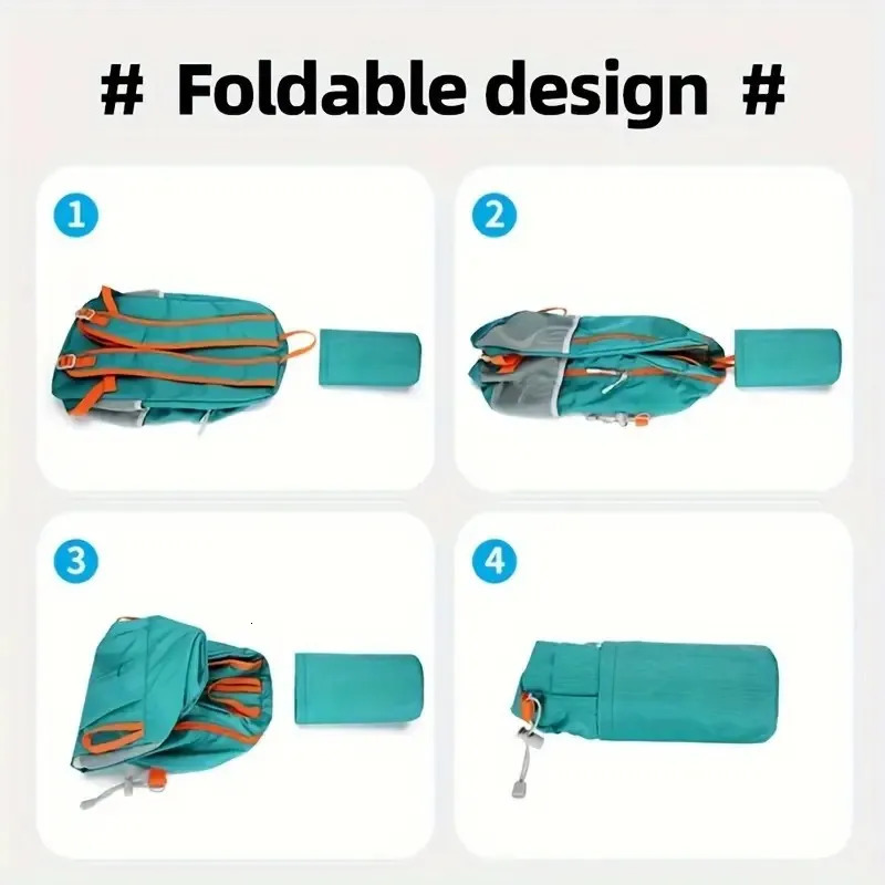 Lightweight Handy Packable Backpack 20L Foldable Hiking Backpacks Water Resistant Small Folding Daypack for Travel 250407
