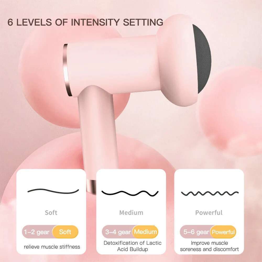 Electric Massage Hammer Deep Tissue Percussion Vibrator Shaping Pain Relief Muscle Relaxation Back Massager For Fiess Slimming