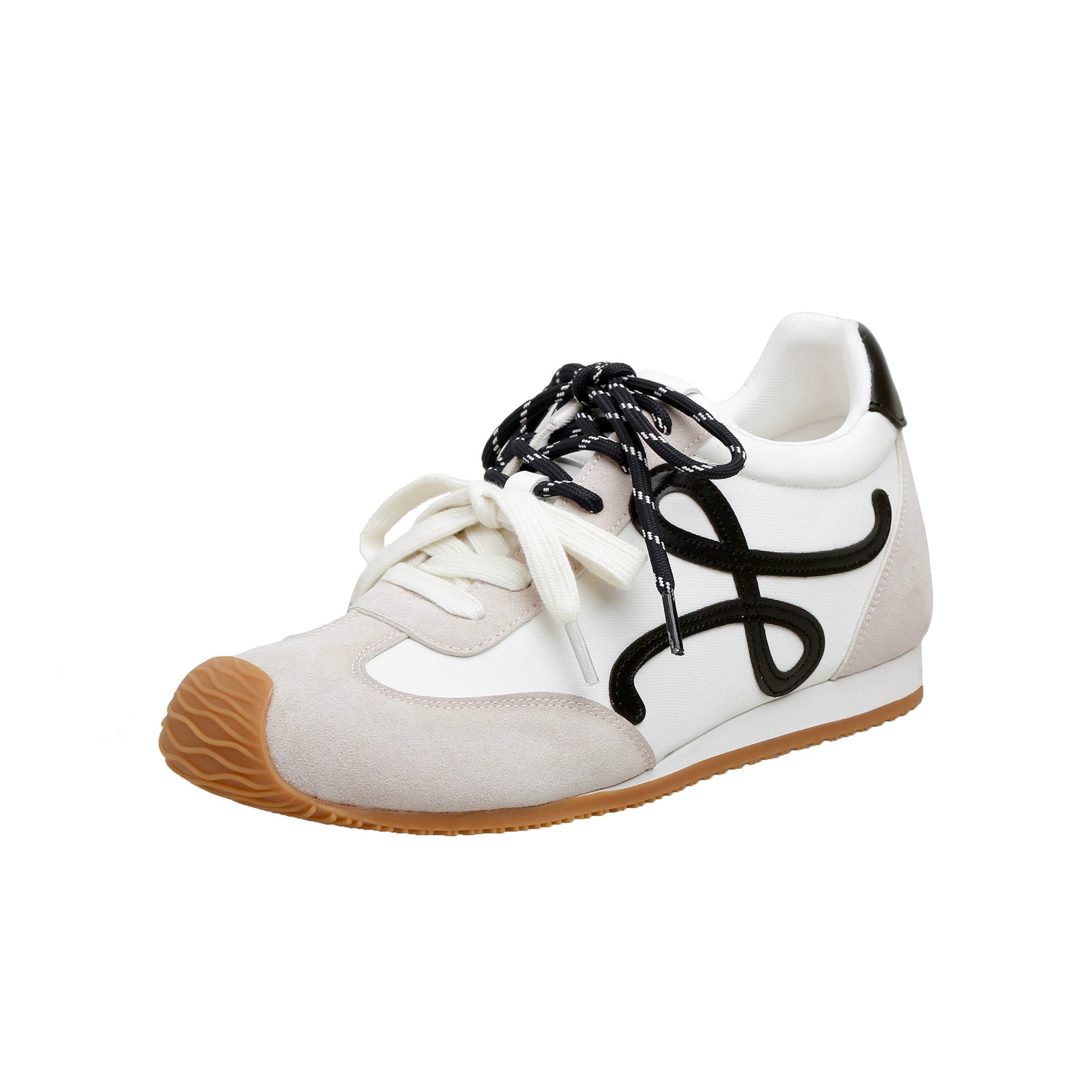 Color Block Lace-Up Casual Shoes - Comfort Meets Trend for Modern Fashion