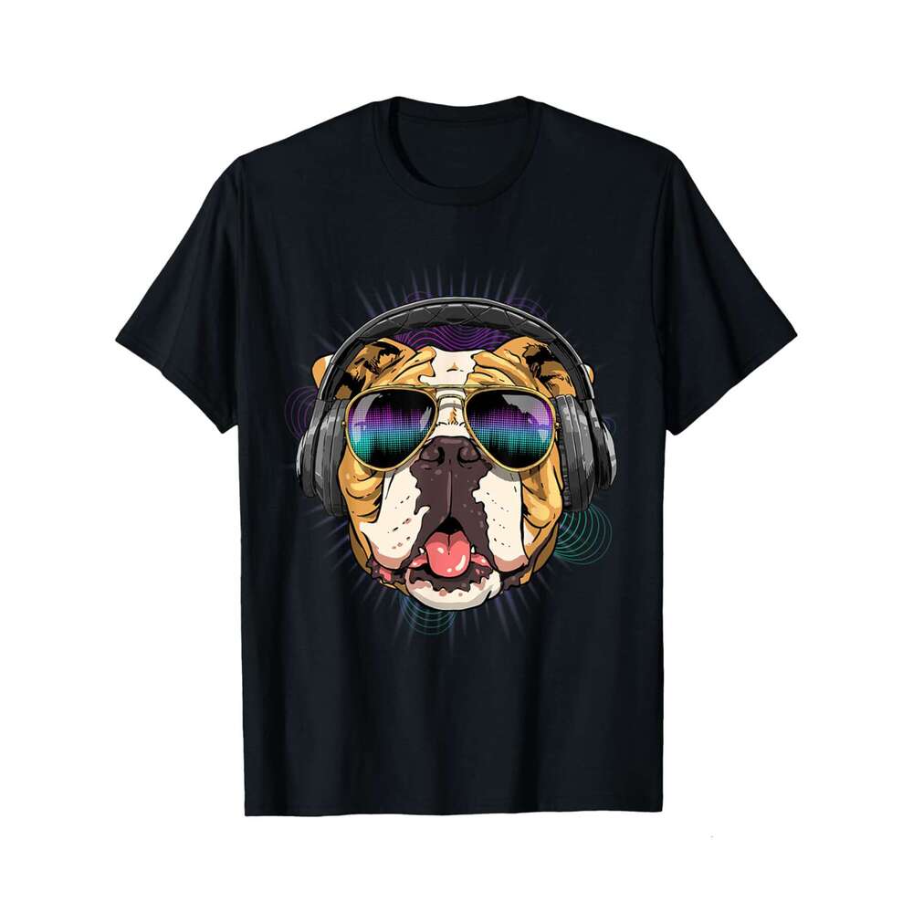 Designer T shirt Music Aardvark Dj With Headphones Musical Aardvark Lovers - 220g Tshits