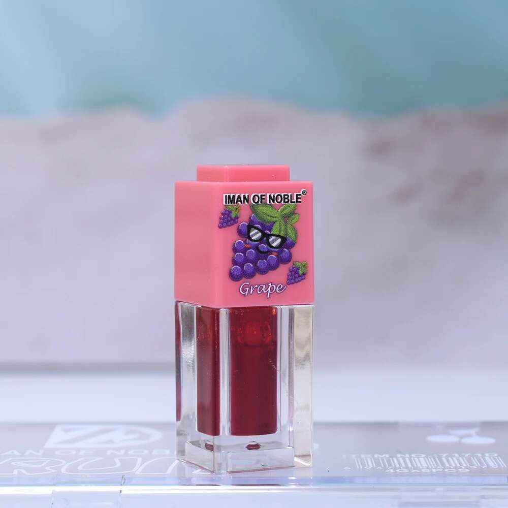 8Pcs Fruity Flavor Tint Set 8 Colors Watery Stain Lip Gloss Waterproof Non-Stick Liquid Lipstick Lips Cosmestic