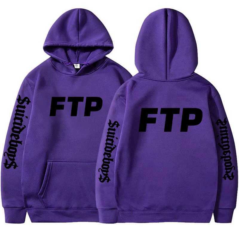 Suicide Boy Ftp Hoodie Rap Music Men and Women Hip Hop Sportswear Harajuku Pullover Winter Gift to Fans W250408