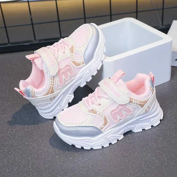 Childrens sports shoes autumn 2025 new breathable mesh running shoes suitable for girls and boys lightweight and durable dad shoes tidal W250407