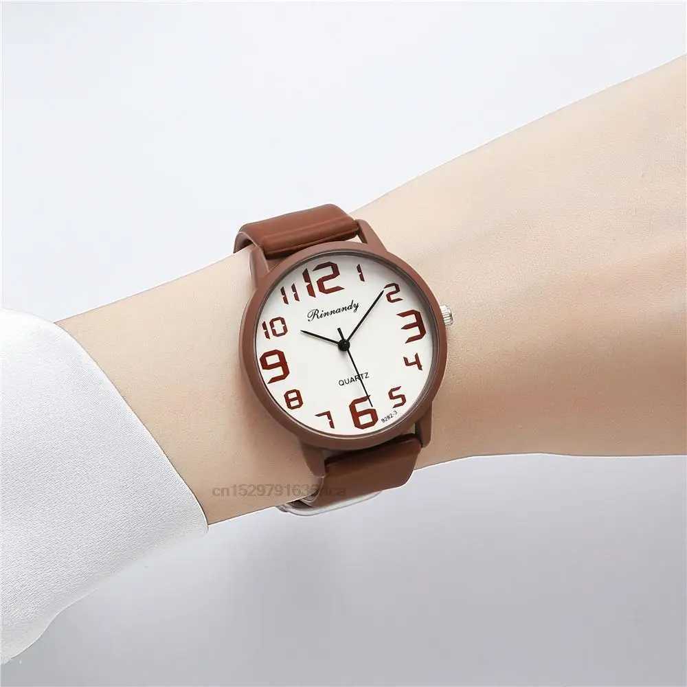 Womens Fashion Silicone Watch Set Minimum Value High Quality Large Dial Womens Quartz Watch with Casual Watch Gift Y250407