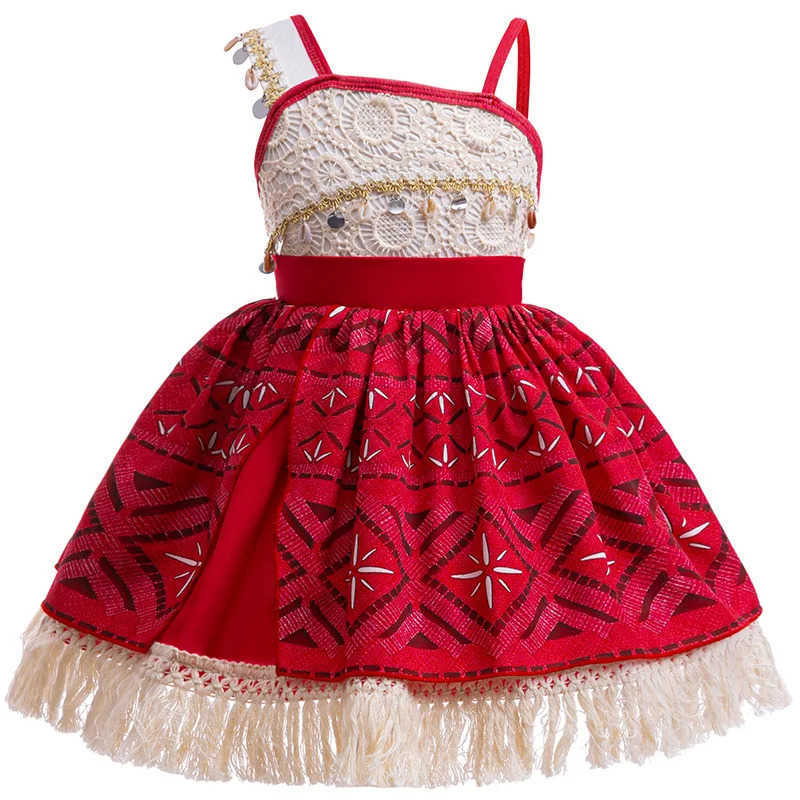 Disney Moana 2 Ocean Adventure Role Playing Costume Childrens Princess Vaiana Costume Childrens Carnival Fantasy Pathfinder Beach Frog Shoulder X25040