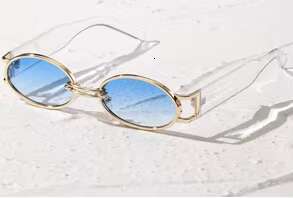 Manufactory Direct Retro Metal PC Oval Steampunk Small Frame Eyewear Uv400 Shades Sunglasses