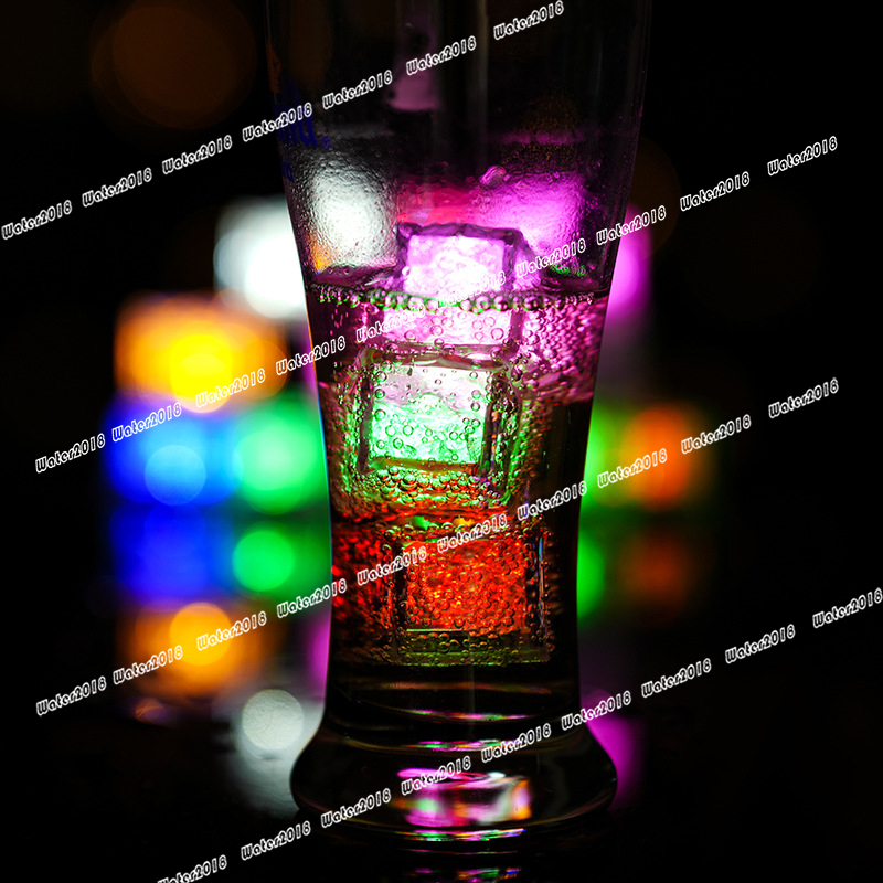 LED Ice Cubes Colorful Other Lights Luminous Glowing Induction Wedding Festival Christmas Bar KTV Toys