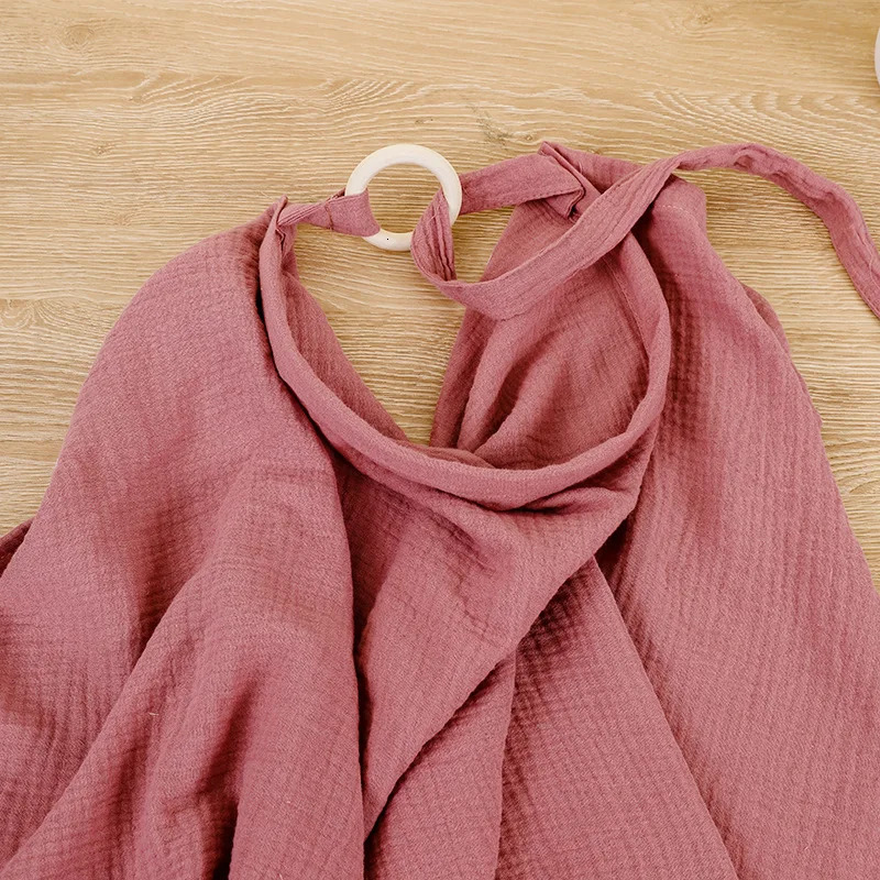 Breathable Baby Nursing Cover Maternity Breastfeeding Cover Cotton Muslin Baby Feeding Blanket Privacy Apron Stroller Blankets 250408