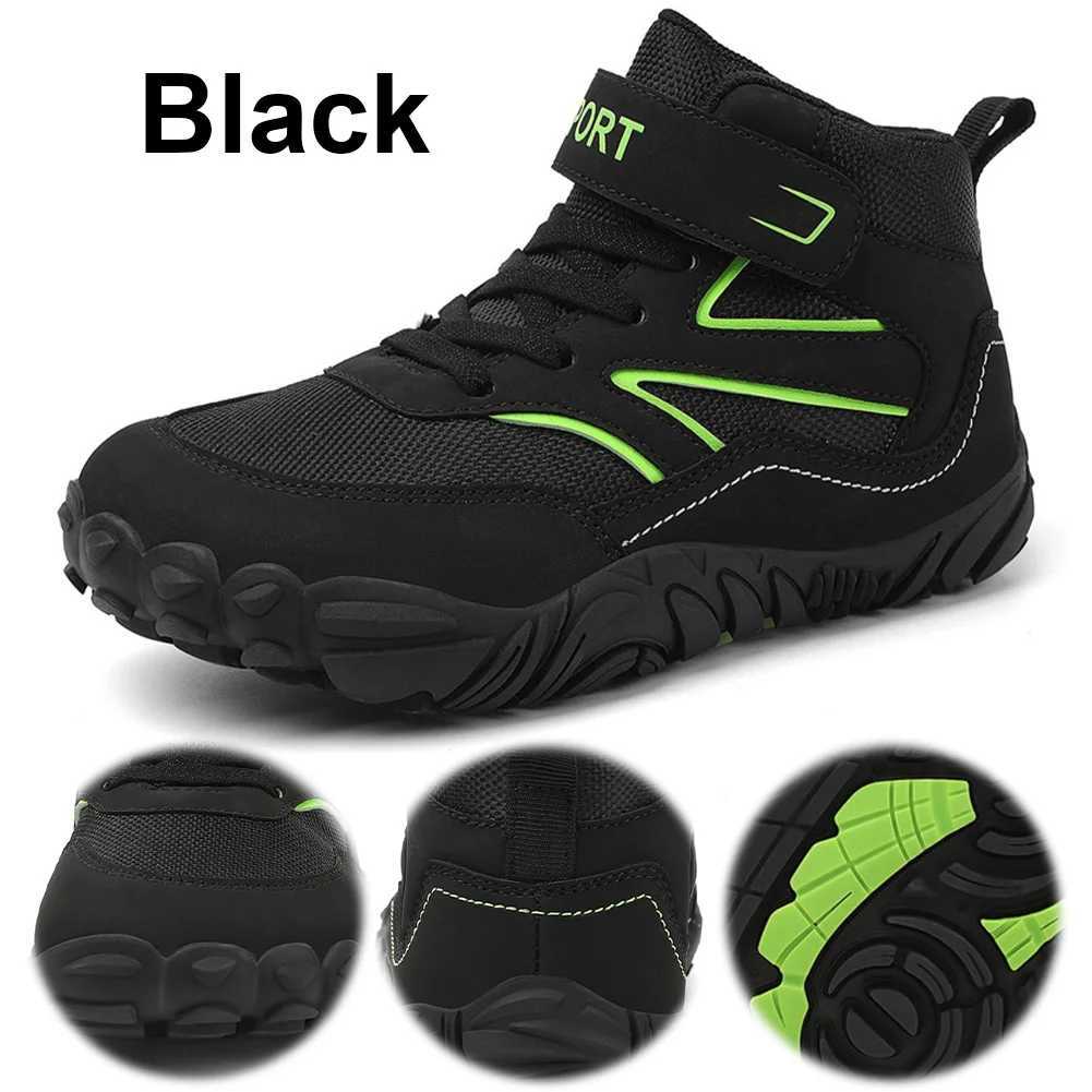 Childrens hiking boots waterproof climbing sports shoes breathable and anti-collision sports shoes boys and girls anti slip W250407