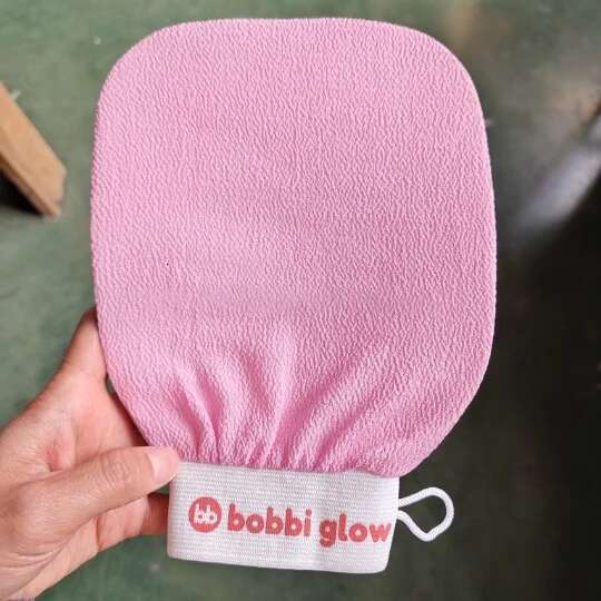 50Pcs Custom Bath Raw Gloves Spa Turkish Mitt 100% Face Body Remove Dead Skin Pure Organic Silk Glove