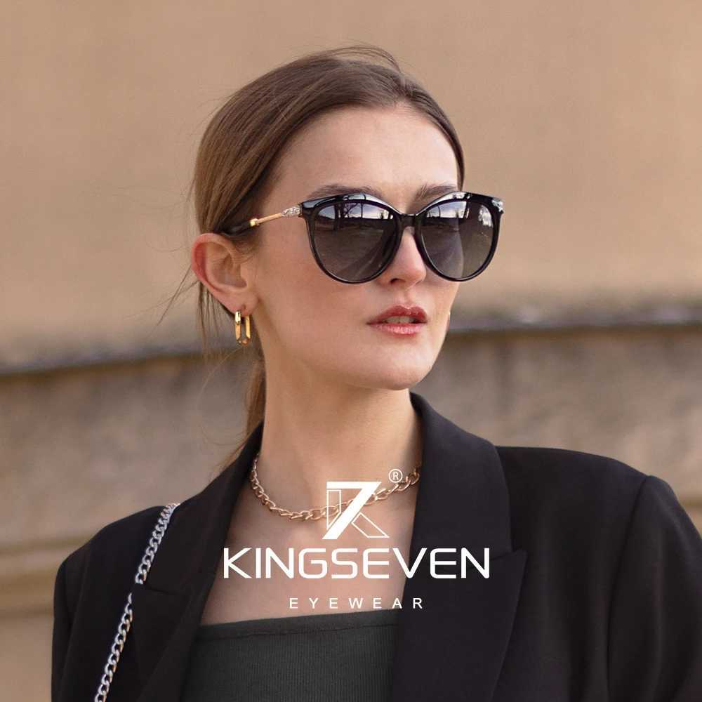 KINGSEVEN 2024 Polarized Womens Sunglasses Gradient Lens Luxury Sunglasses Brand Lentes de sol Mujer W250408
