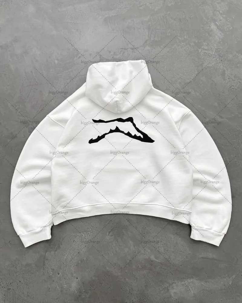 Y2K Punk Gothic Mens Hoodie Fashionable Loose Casual Printed Jumper Harajuku Trendy Brand Street Clothing Retro Couple Oversized Sweater W250408