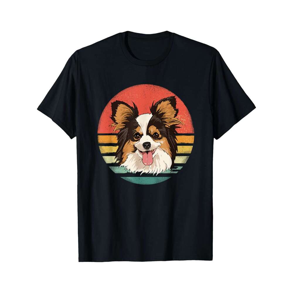 Designer T shirt Retro Pomeranian Dog Pom Puppy Pomeranian Owner Dog Lover - 220g Tshits