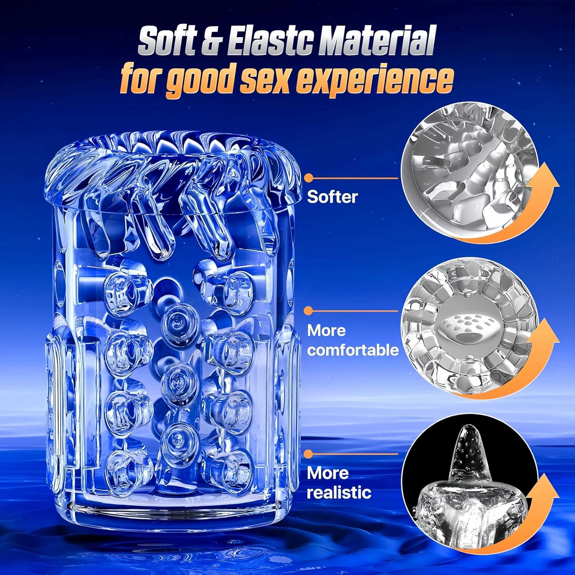 Male electric masturbator automatic penis masturbator rotating suction vibrator adult sexual partnerW250408