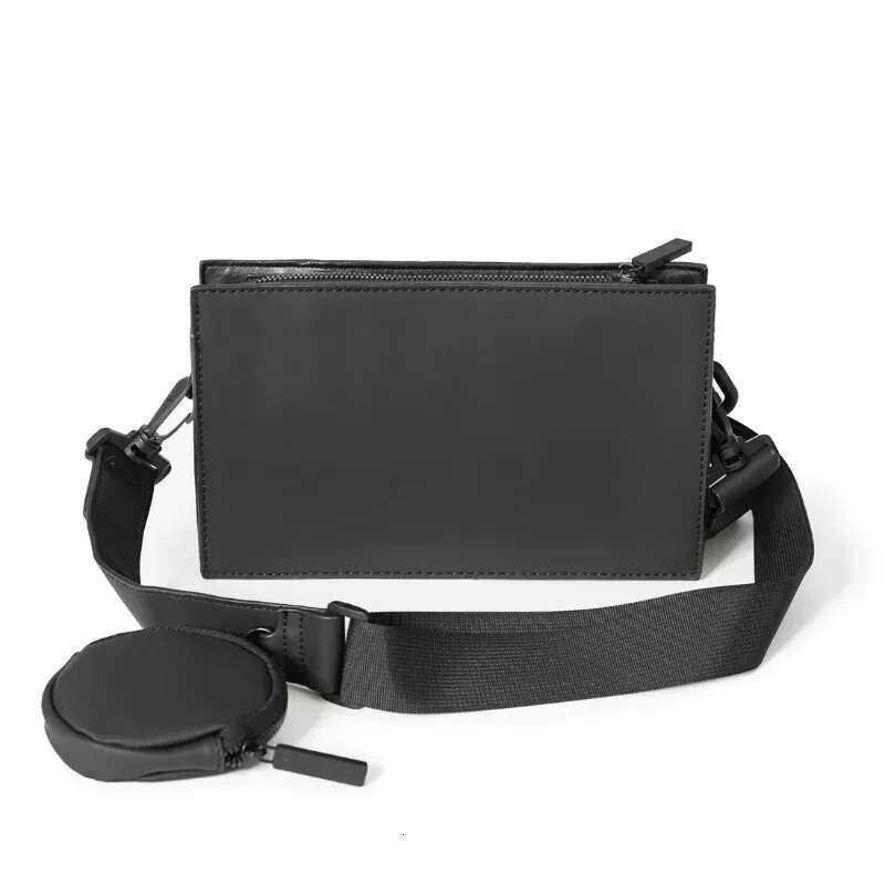 Fashion 2 In 1 Men's Trendy Design Chain Shoulder Messengermen Small Square Bag Crossbody Satchels Handbags Wt485
