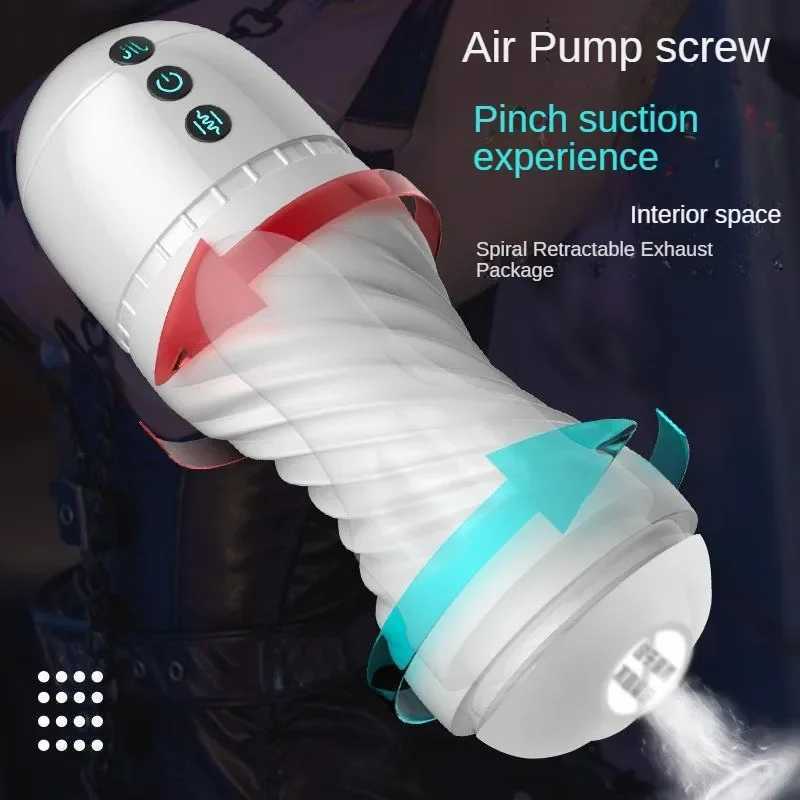 Strap on Blowjob Sex Mane Real Oral Vagina Masturbation Cup for Men Pocket Pussy Vibrating Toy Automatic Male MasturbatorW250408