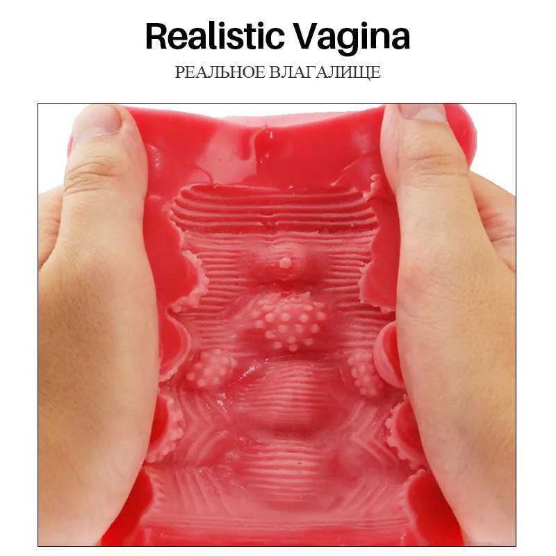 Aone Male Masturbator Pocket Pussy 6 Rooms Realistic Artificial Vagina Uterus Silicone Soft and Tight Adult Pornographic Products Sex ToysW250408