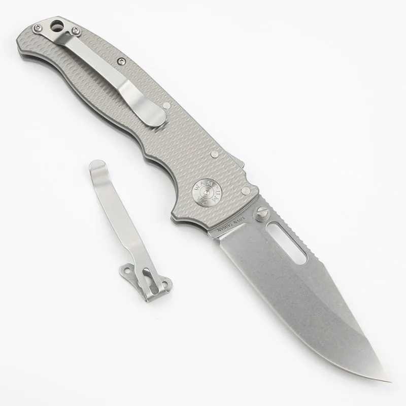 Trskt AD20 folding knife S35vn Demko knife camping knife rescue survival knife EDC tool Tc4 handle 61Hrc direct transport X250408