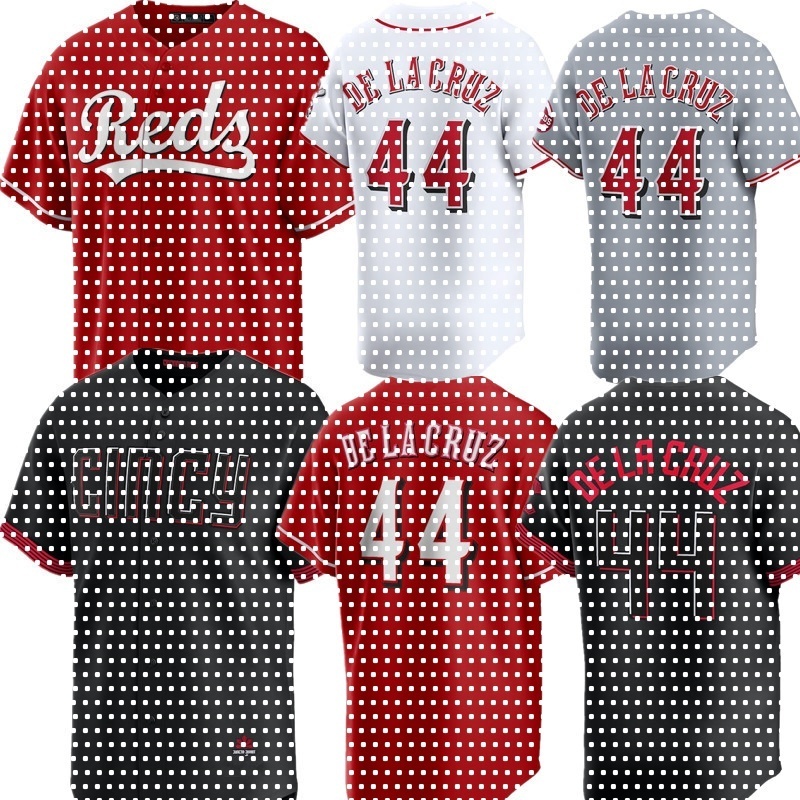Custom reds Baseball Jersey 44 Elly De La Cruz 6 Jonathan India 21 Hunter Greene 7 Spencer Steer 37 Stephenson 5 Johnny Bench 14 Pete Rose 30 Ken Griffey Andrew Abbott men
