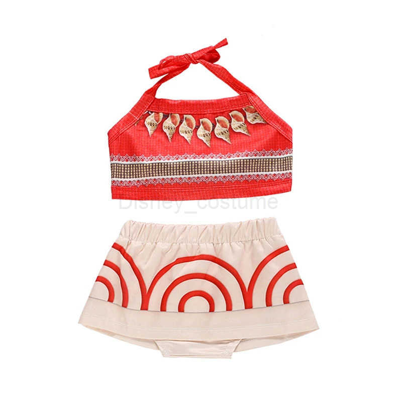 Disney Ocean Adventure Moana Cosplay Costume Carnival Party Dress Up for Girl Polynesian Vaiana Princess Moana Christmas Clothes X250408