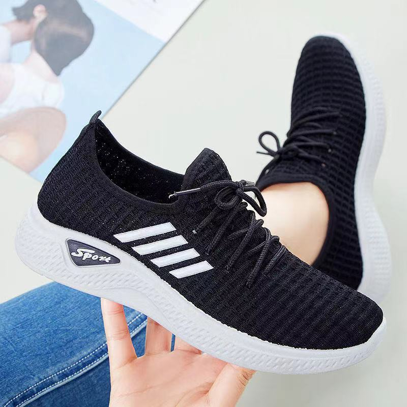 Free shipping summer mesh low top running women casual sports outdoor shoes