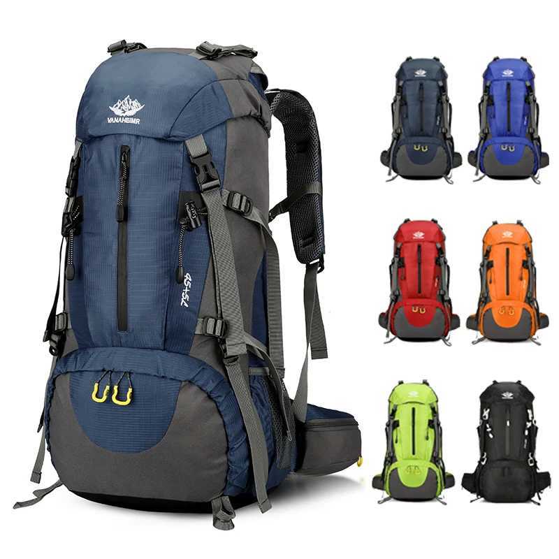 Hiking Backpack Men Women Large Capacity Outdoor Waterproof Trekking Climbing Bag Multi-function Travel Camping Storage BagsC250407