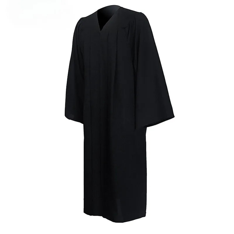 for Highs School College Bachelors Adult Graduation Robe Set Women Man Gift Graduation Gowns and Caps Tassels Set 250407