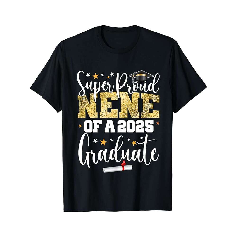 Designer T shirt Proud Mom of A 2025 Graduate Senior Class of 2025 Graduation - 220g Tshits