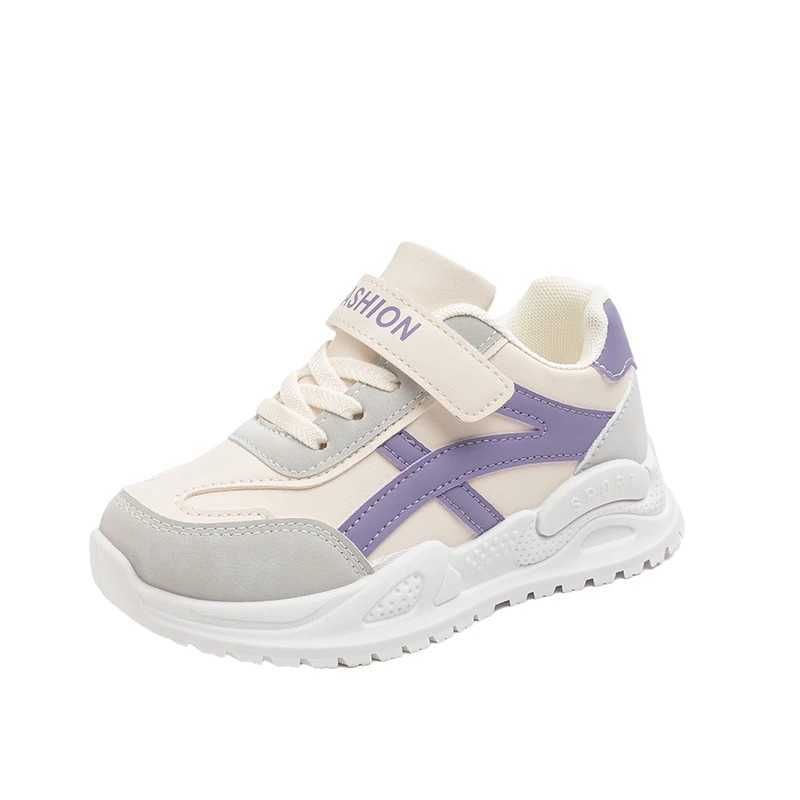 New non slip leather childrens sports shoes suitable for 5-16 year old girls casual walking shoes non slip childrens sports shoes W250407