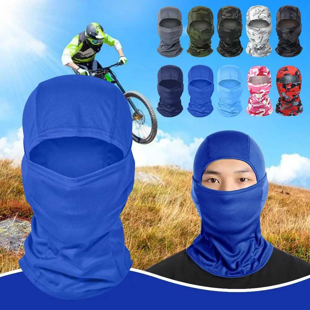 Full face Balaclava facial mask breathable fast drying scarf for bicycles hiking skis awnings Balaclava hatsT250407