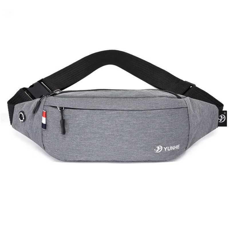 Mens and womens waist waterproof Fanny bag womens bag waist belt Bum hip abdomen shoulder cross body side handbag kangaroo Z250407