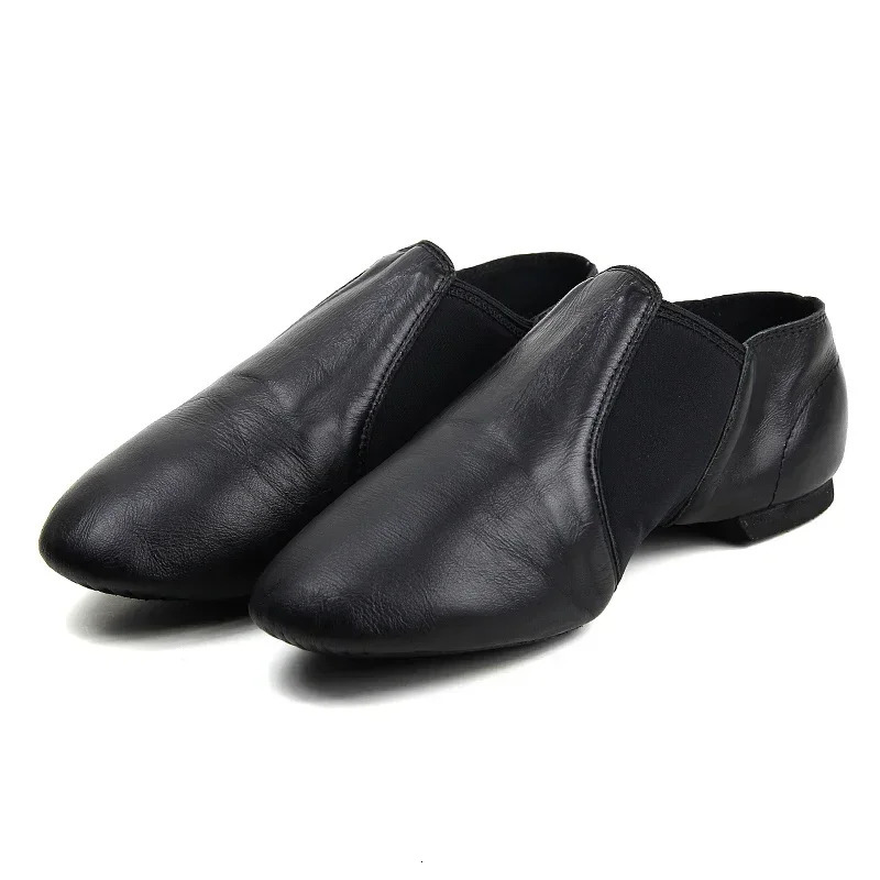 Genuine Leather Jazz Dance Shoes Children Shoes For Men And Women Salsa Dance Shoes Neo arch slip on Jazz shoes Ballet Belly 250407