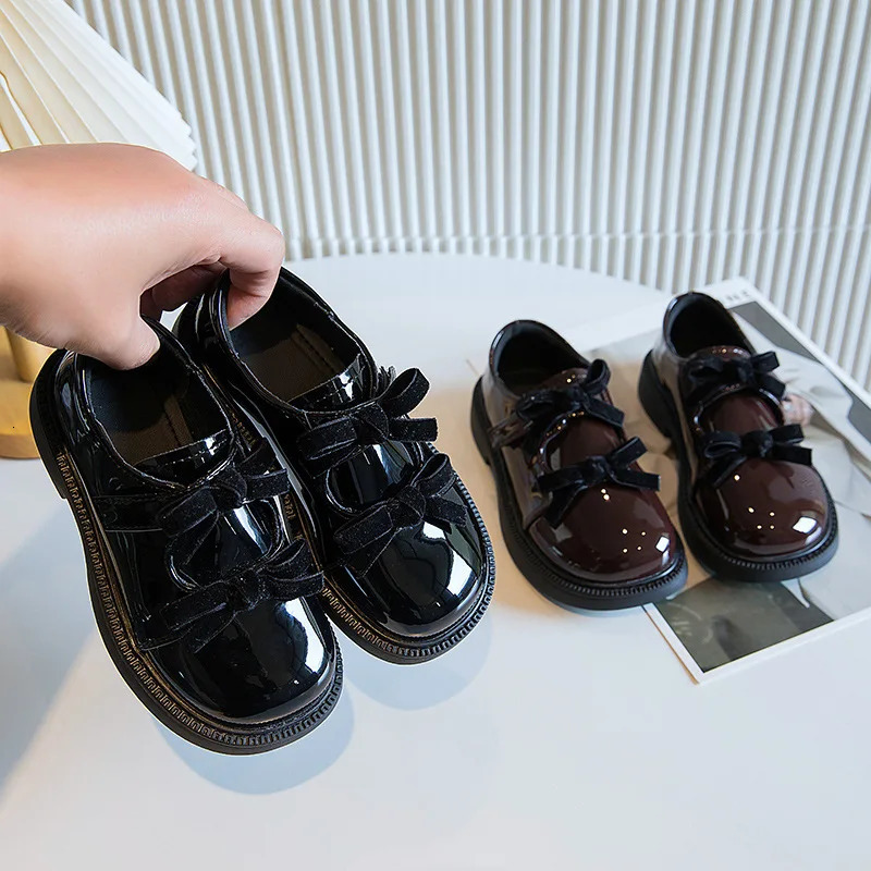 Girls Shoes Spring and Autumn Childrens School Shoes Fashion Mary Jane Princess Apartment Preschool Bowling Sandals Soft Bottom 250408