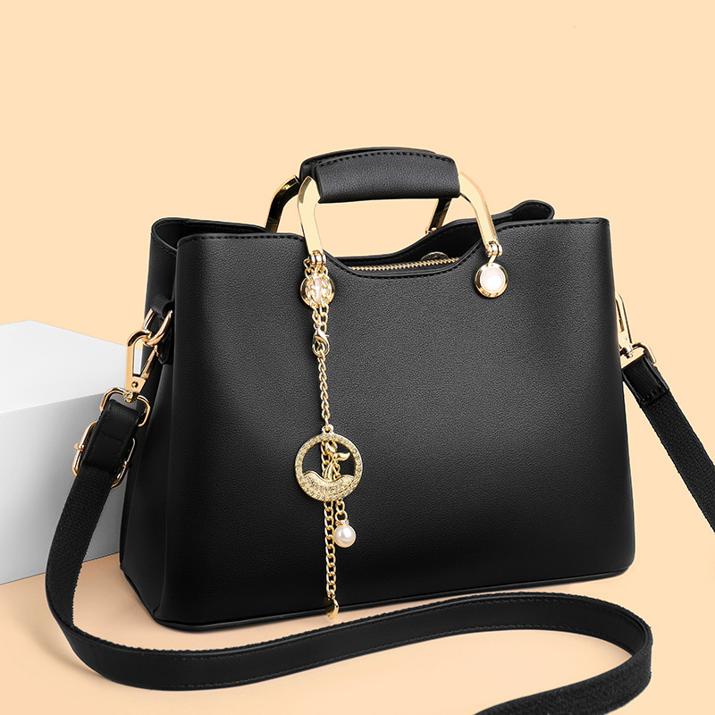 Luxury Design Bag Women's Fashion Large Capacity Handbag Middle-aged Mom Commuting To Work Crossbody Shoulder Bag