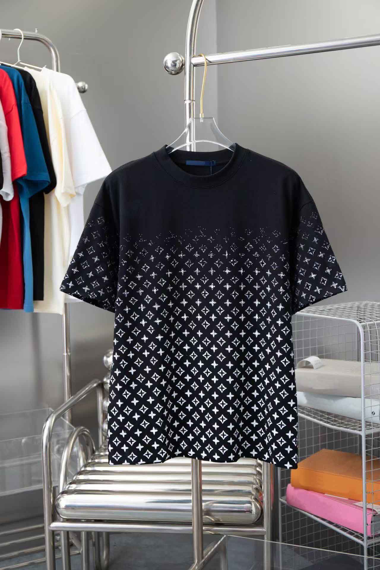 24SS Summer Mens Womens Plus Size Tees Loose Tees Brands Mens Casual T Shirt Clothing Shorts Sve Clothes T-shirt S-2XL w250424