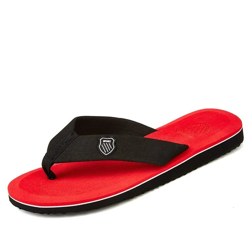 Sandals Shoes Men Summer Men Flip Flops High Quality Beach Sandals Anti-slip Zapatos Hombre Casual Shoes Man Slippers 250408
